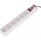 Сетевой фильтр Most LR 1.7м (6 розеток) белый (пакет ПЭ)