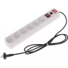 Сетевой фильтр Most LR 1.7м (6 розеток) белый (пакет ПЭ)