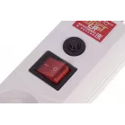 Сетевой фильтр Most LR 1.7м (6 розеток) белый (пакет ПЭ)