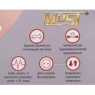 Сетевой фильтр Most LR 1.7м (6 розеток) белый (пакет ПЭ)