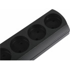 Сетевой фильтр Most LR 1.7м (6 розеток) черный (коробка)