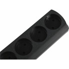 Сетевой фильтр Most LR 3м (6 розеток) черный (коробка)