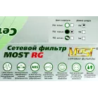 Сетевой фильтр Most RG 2м (6 розеток) черный (коробка)