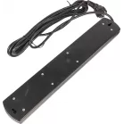 Сетевой фильтр Most RG 5м (6 розеток) черный (коробка)