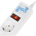 Сетевой фильтр Powercube SPG-B-6-WHITE 1.9м (5 розеток) белый (коробка)