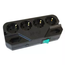 Сетевой фильтр Most CRG 5м (6 розеток) черный (блистер)