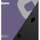 Сетевой фильтр Buro BU-SP1.8_USB_2A-B 1.8м (6 розеток) черный (коробка)