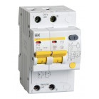 Выключатель автом. дифф. тока IEK MAD10-2-006-C-010 АД12 6A тип C 4.5kA 10мА AC 2П 230В 3мод белый (упак.:1шт)