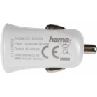 Автомобильное зар./устр. Hama H-183266 12W 2.4A USB для Apple белый (00183266)