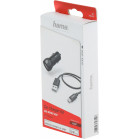 Автомобильное зар./устр. Hama H-183246 12W 2.4A USB универсальное черный (00183246)