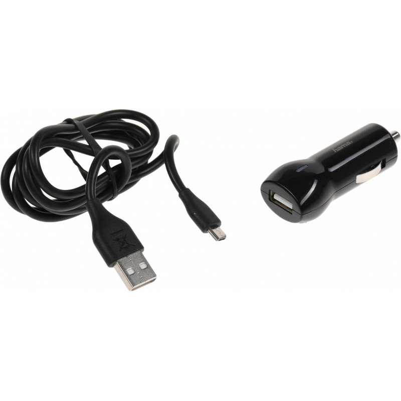 Автомобильное зар./устр. Hama H-183246 12W 2.4A USB универсальное черный (00183246) Автомобильное зар./устр. Hama H-183246 12W 2.4A USB универсальное черный (00183246)