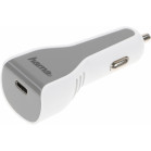 Автомобильное зар./устр. Hama H-183317 30W 3A (PD) USB Type-C для Apple белый (00183317)