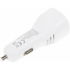 Автомобильное зар./устр. Hama H-183317 30W 3A (PD) USB Type-C для Apple белый (00183317)