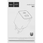 Сетевое зар./устр. Hoco N41 Almighty Black 20W 3A+2.22A+2A+1.67A+1.5A (PD+QC+AFC) USB/USB Type-C универсальное черный