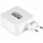 Сетевое зар./устр. Digma Pro DPW10B 100W 5A (PD+QC) 2хUSB-C/USB-A универсальное белый (DPW1B0G012WH)