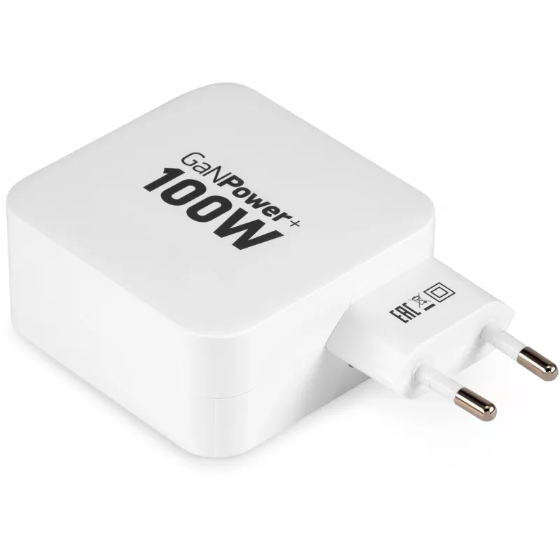 Сетевое зар./устр. Digma Pro DPW10B 100W 5A (PD+QC) 2хUSB-C/USB-A универсальное белый (DPW1B0G012WH)