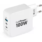 Сетевое зар./устр. Digma Pro DPW10B 100W 5A (PD+QC) 2хUSB-C/USB-A универсальное белый (DPW1B0G012WH)