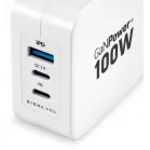 Сетевое зар./устр. Digma Pro DPW10B 100W 5A (PD+QC) 2хUSB-C/USB-A универсальное белый (DPW1B0G012WH)