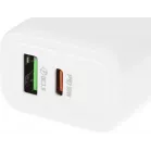 Сетевое зар./устр. Hoco N63 Gentle 30W 3A (PD+QC) USB Type-C универсальное белый