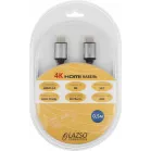 Кабель аудио-видео LAZSO WH-111-B HDMI (m)/HDMI (m) 0.5м. позолоч.конт. черный (WH-111(0,5M)-B)