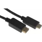 Кабель аудио-видео Buro v. 1.2 DisplayPort (m)/HDMI (m) 2м. позолоч.конт. черный (BHP DPP_HDMI-2)