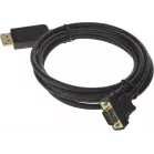Кабель-переходник видео Buro 1.1v DisplayPort (m)/VGA (m) 2м. (BHP DPP_VGA-1)