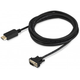 Кабель аудио-видео Buro 1.1v DisplayPort (m)/VGA (m) 3м. позолоч.конт. черный (BHP DPP_VGA-3)