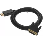 Кабель аудио-видео Buro 1.1v DisplayPort (m)/DVI-D (Dual Link) (m) 2м. позолоч.конт. черный (BHP DPP_DVI-2)