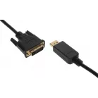 Кабель аудио-видео Buro 1.1v DisplayPort (m)/DVI-D (Dual Link) (m) 2м. позолоч.конт. черный (BHP DPP_DVI-2)