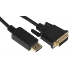 Кабель аудио-видео Buro 1.1v DisplayPort (m)/DVI-D (Dual Link) (m) 3м. позолоч.конт. черный (BHP DPP_DVI-3)
