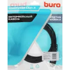 Кабель аудио-видео Buro 1.1v DisplayPort (m)/DVI-D (Dual Link) (m) 3м. позолоч.конт. черный (BHP DPP_DVI-3)