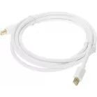 Кабель аудио-видео Buro 1.2v miniDisplayport (m)/miniDisplayport (m) 2м. позолоч.конт. белый (BHP MDPP-2)