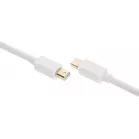 Кабель аудио-видео Buro 1.2v miniDisplayport (m)/miniDisplayport (m) 2м. позолоч.конт. белый (BHP MDPP-2)