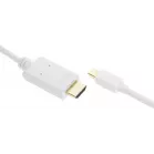 Кабель аудио-видео Buro 1.2v miniDisplayport (m)/HDMI (m) 2м. позолоч.конт. белый (BHP MDPP-HDMI-2)