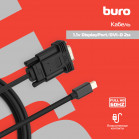 Кабель аудио-видео Buro 1.1v miniDisplayport (m)/VGA (m) 2м. позолоч.конт. черный (BHP MDPP-VGA-2)