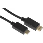 Кабель-переходник аудио-видео 1.2v DisplayPort (m)/HDMI (m) 3м. черный