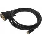 Кабель-переходник видео 1.1v miniDisplayport (m)/VGA (m) 2м. черный