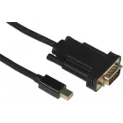 Кабель-переходник видео 1.1v miniDisplayport (m)/VGA (m) 2м. черный