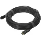 Кабель аудио-видео Digma HDMI 2.0 AOC HDMI (m)/HDMI (m) 20м. позолоч.конт. черный (BHP AOC 2.0-20)