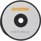 Кабель аудио-видео Digma HDMI 2.0 AOC HDMI (m)/HDMI (m) 30м. позолоч.конт. черный (BHP AOC 2.0-30)