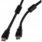 Кабель аудио-видео Buro HDMI (m)/HDMI (m) 5м. феррит.кольца позолоч.конт. черный (HDMI-V1.4-5MC)