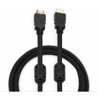 Кабель аудио-видео Buro HDMI (m)/HDMI (m) 5м. феррит.кольца позолоч.конт. черный (HDMI-V1.4-5MC)