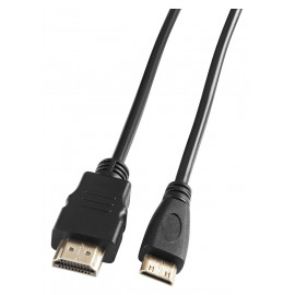 Кабель аудио-видео Buro mini-HDMI (m)/HDMI (m) 5м. черный (BHP-MINHDMI-5)