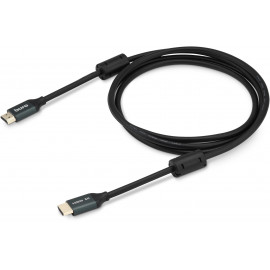 Кабель аудио-видео Buro HDMI (m)/HDMI (m) 1м. феррит.кольца позолоч.конт. черный (BHP-HDMI-2.1-1G)