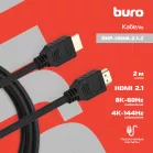 Кабель аудио-видео Buro HDMI (m)/HDMI (m) 2м. черный (BHP-HDMI-2.1-2)