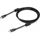 Кабель аудио-видео Buro HDMI (m)/HDMI (m) 5м. феррит.кольца позолоч.конт. черный (BHP-HDMI-2.1-5G)