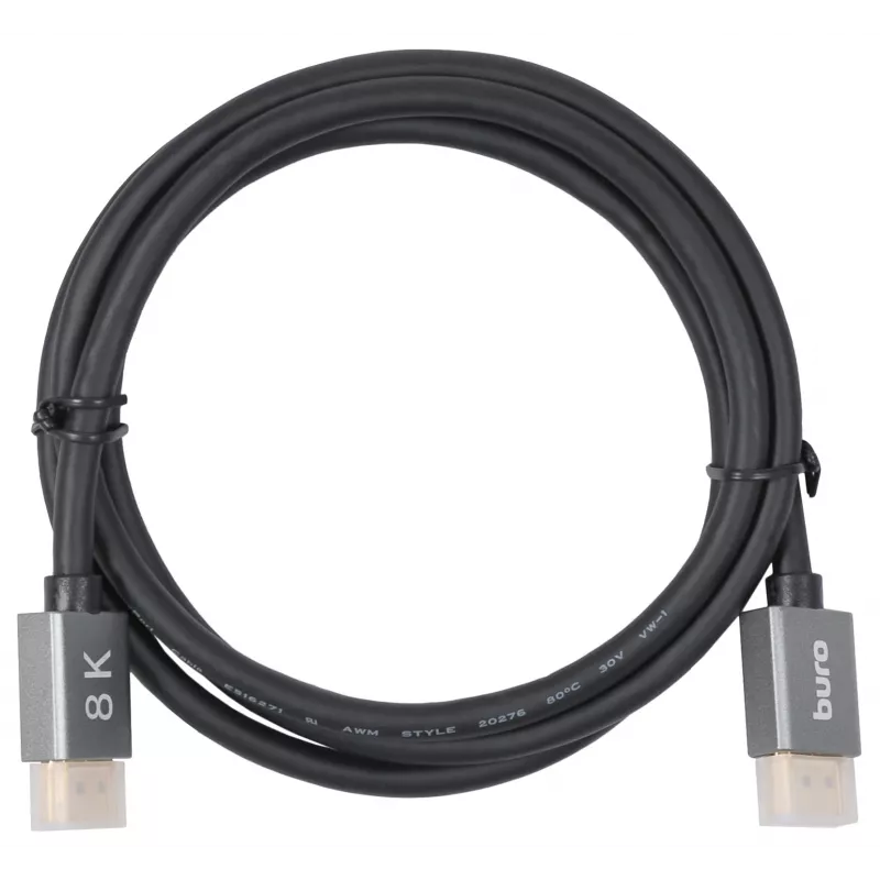 Кабель аудио-видео Buro V1.4 DisplayPort (m)/DisplayPort (m) 1.5м. позолоч.конт. черный (BHP-DPP-1.4-1.5G)