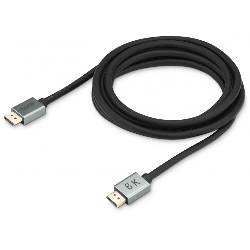 Кабель аудио-видео Buro DisplayPort (m)/DisplayPort (m) 5м. позолоч.конт. черный (BHP-DPP-1.4-5G)