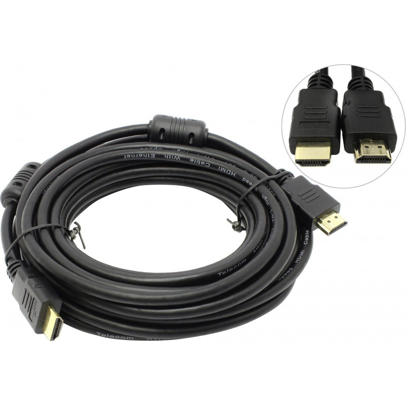 Кабель соединительный аудио-видео Premier 5-813 HDMI (m)/HDMI (m) 15м. феррит.кольца позолоч.конт. черный (5-813 15.0) Кабель соединительный аудио-видео Premier 5-813 HDMI (m)/HDMI (m) 15м. феррит.кольца позолоч.конт. черный (5-813 15.0)
