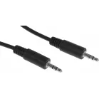 Кабель соединительный аудио Buro BAAC002-1 Jack 3.5 (m)/Jack 3.5 (m) 1м. черный